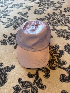 Lavender Satin Baseball Cap